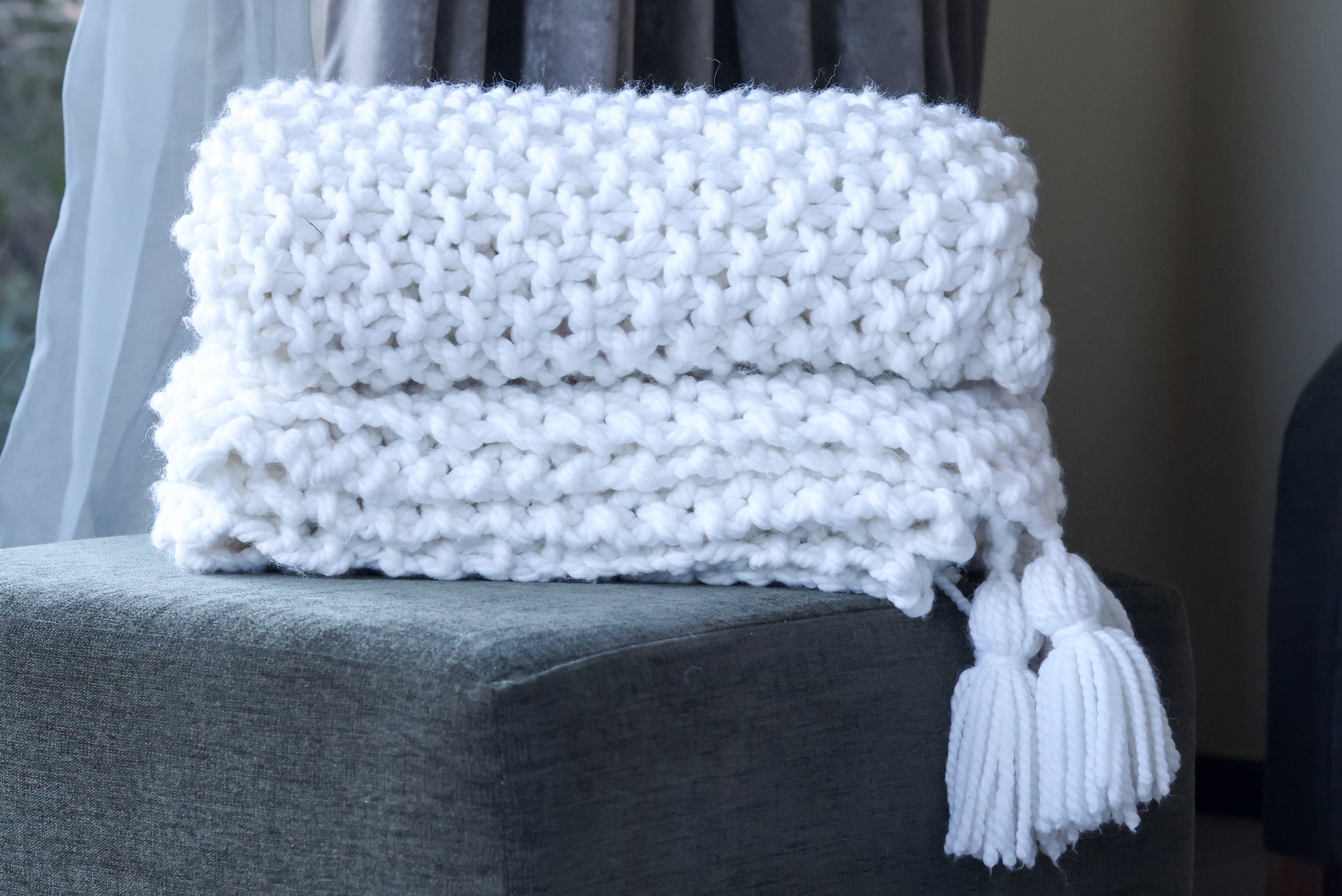 INDI Coastal Knit Blanket