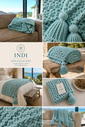 INDI Coastal Knit Blanket