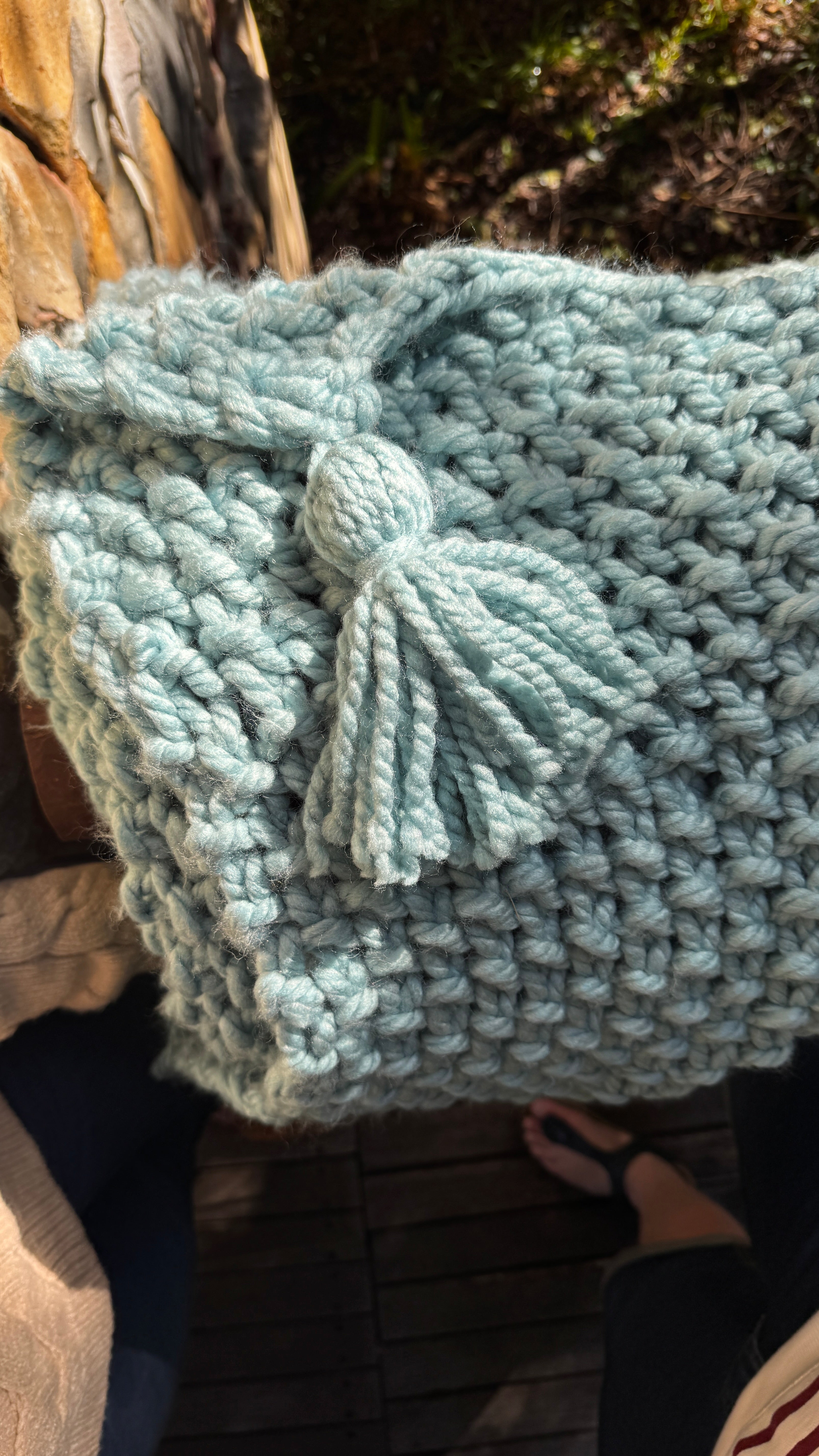 INDI Coastal Knit Blanket