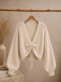 Dune Gathered Knit